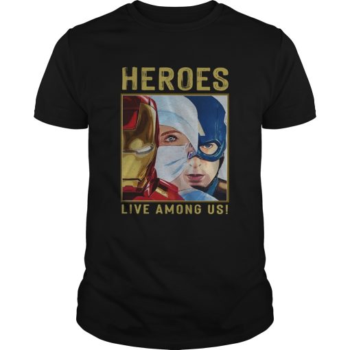 Firefighter Heroes Live among US shirt