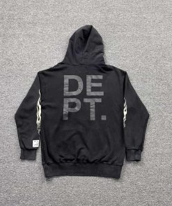 Gallery Dept Black Hoodie 1