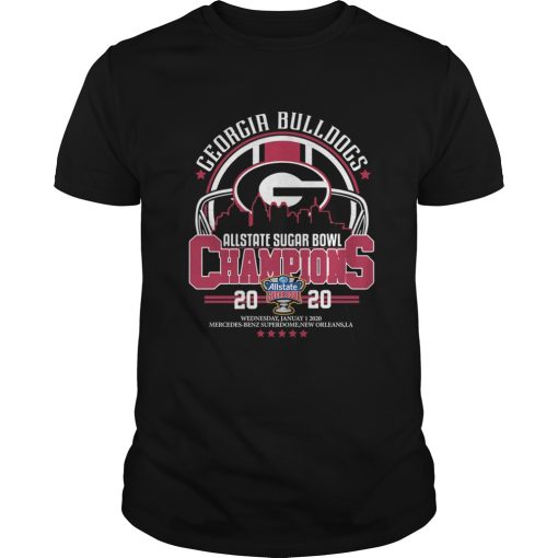 Georgia Bulldogs Allstate Sugar Bowl Champions 2020 shirt