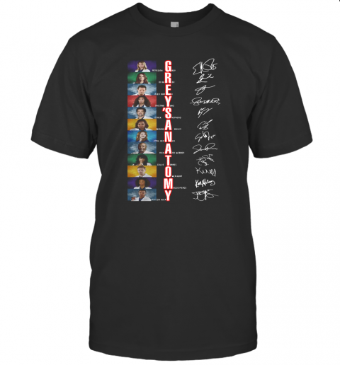 Grey's Anatomy Meredith Grey Jo Karev Alex Karev Signatures T-Shirt Grey's Anatomy Meredith Grey Jo Karev Alex Karev Signatures T-Shirt