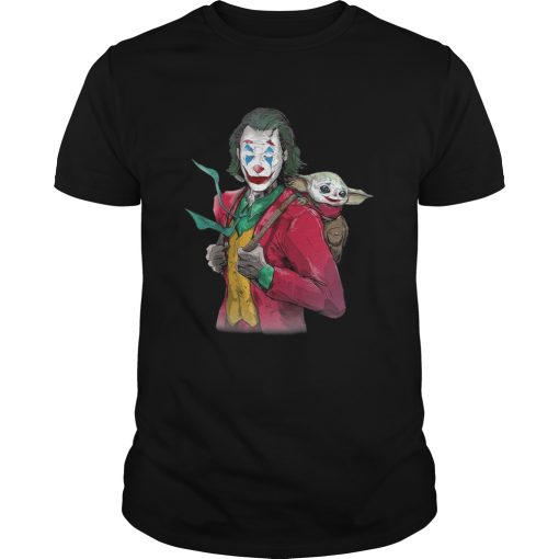 Joker Carrying Baby Yoda On The Back shirt