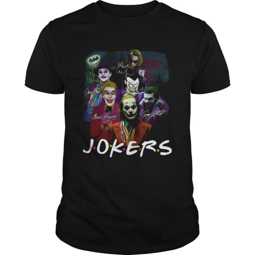 Jokers Friends All Version Signatures shirt