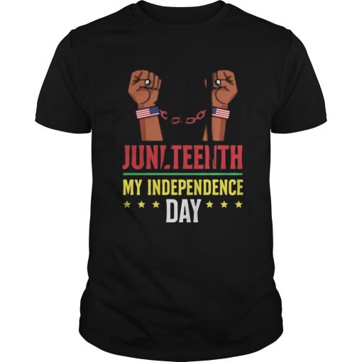 Juneteenth june 19th independence day stars shirt