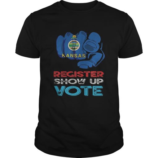 Kansas register show up vote shirt
