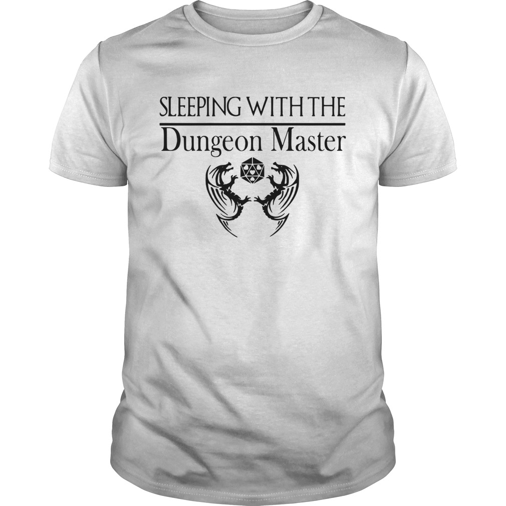 Sleeping with the dungeon master shirt Sleeping with the dungeon master shirt