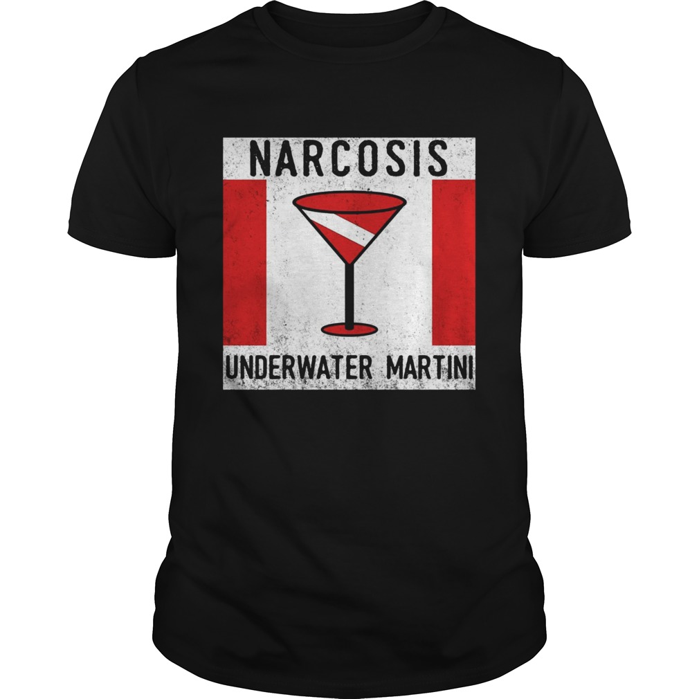 Narcosis Underwater Martini shirt Narcosis Underwater Martini shirt