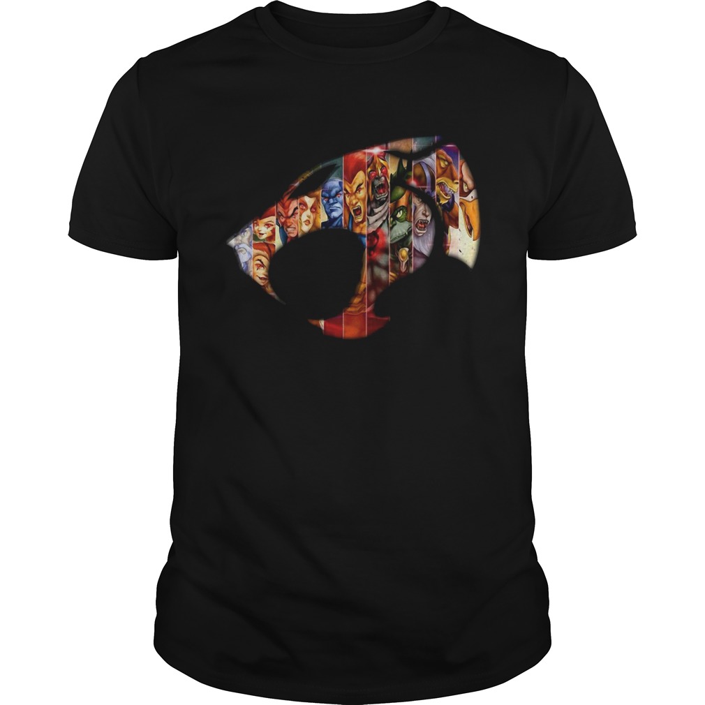 Thundercats logo character cartoon shirt Thundercats logo character cartoon shirt