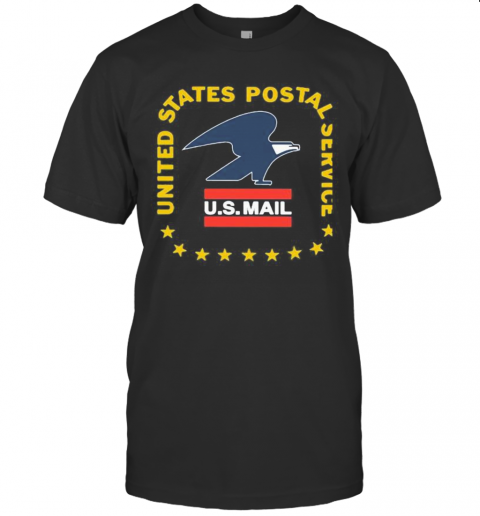 United States Postal Service Us.Mail Stars T-Shirt United States Postal Service Us.Mail Stars T-Shirt