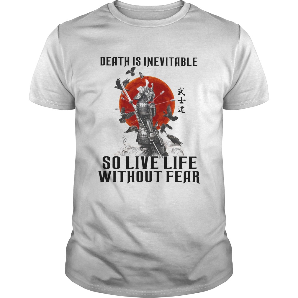 Vikings death is inevitable so live life without fear sunset shirt Vikings death is inevitable so live life without fear sunset shirt