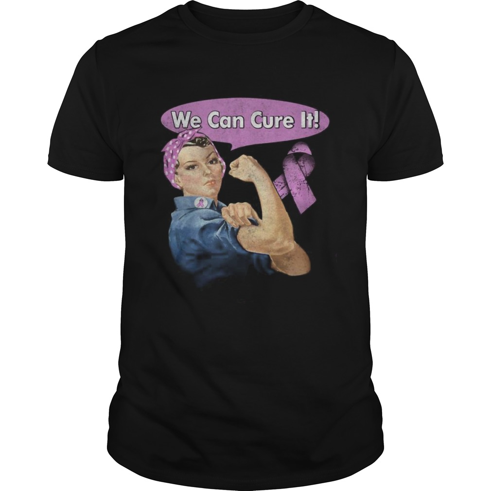 We Can Cure It Strong Girl Breast cancer awareness shirt We Can Cure It Strong Girl Breast cancer awareness shirt