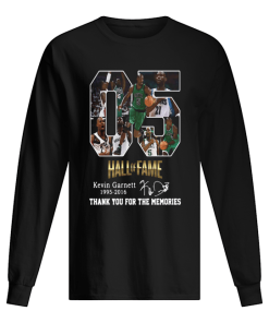 05 Hall of Fame Kevin Garnett 1995 2016 signature shirt 1