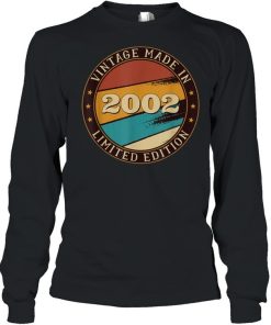 19 Years Old Vintage Classic Made In 2002 19th Birthday Shirt 1