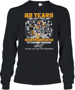 22 Years 1984 2006 The Mario Lemieux Pittsburgh Penguin Signature Thank You For The Memories shirt 1