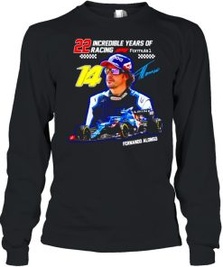 22 incredible years of racing Fernando Alonso signature shirt 1