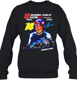 22 incredible years of racing Fernando Alonso signature shirt 2