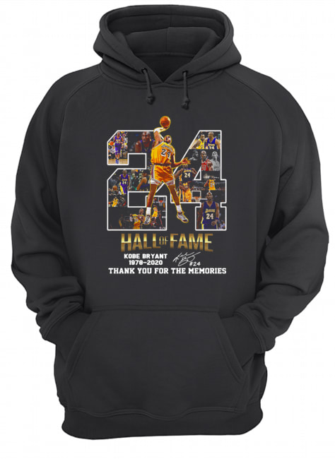 24 Hall Of Fame Kobe Bryant 1978 2020 Thank You For The Memories Signatures shirt 24 Hall Of Fame Kobe Bryant 1978 2020 Thank You For The Memories Signatures shirt