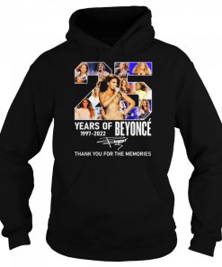 25 Years Of Beyonc 1997 2022 Signatures Thank You For The Memories Shirt 3