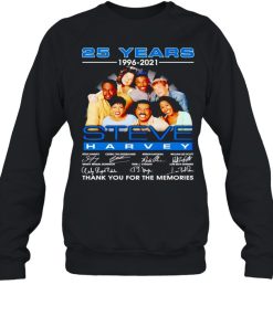 25 years 1996 2021 Steve Harvey thank you for the memories shirt 2