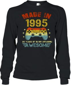 26. Geburtstag Vintage Gamer Geschenk gemacht 1995 for shirt