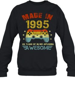26. Geburtstag Vintage Gamer Geschenk gemacht 1995 for shirt