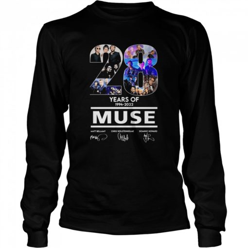 28 Years Of Muse 1994-2022 Signatures Shirt