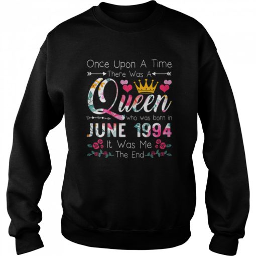 28 Years Old Girls 28th Birthday Queen June 1994 T-Shirt