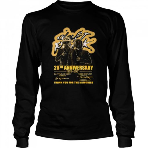 28th Anniversary Daft Pulp Punk Signature Shirt