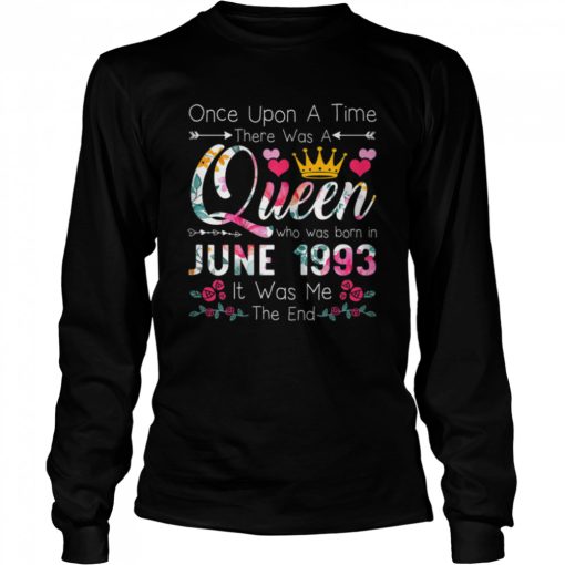 29 Years Old Girls 29th Birthday Queen June 1993 T-Shirt B0B14XG2TN