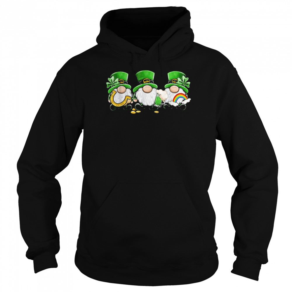 3 Green Irish Gnomes lucky shamrock St Patrick Gnome shirt Shirt 3 Green Irish Gnomes lucky shamrock St Patrick Gnome shirt Shirt