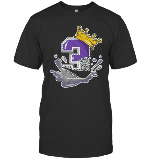 3 Michael Jordan 3 Court Purple Sneakerhead T Shirt T-Shirt 3 Michael Jordan 3 Court Purple Sneakerhead T Shirt T-Shirt