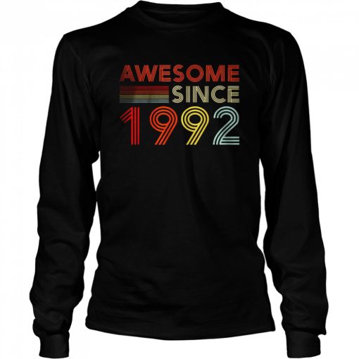 30 Birthday Awesome Since 1992 T-Shirt