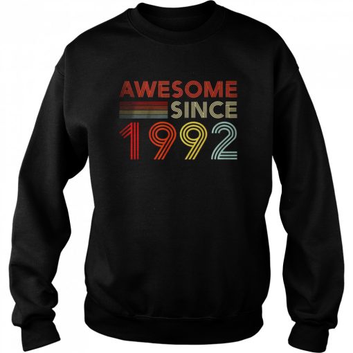 30 Birthday Awesome Since 1992 T-Shirt
