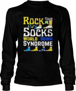 321 World Down Syndrome Day 2022 Awareness Socks Down shirt 1