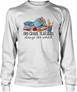 3rd Grade Teacher Change The World Shirt 1