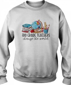 3rd Grade Teacher Change The World Shirt 2