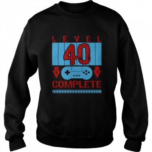 40 Geburtstag Level 40 Jahre Complete Manner Geschenk Langarmshirt Shirt