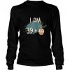 40th Birthday I Am 39 1 Middle Finger Funny Birthday Gift T-Shirt B09W8PJLT2