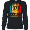 43 anos shirt Cumpleanos Nacidos Julio 1978 Spanish Camiseta Vintage Shirt