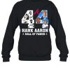 44 hank aaron hall of famer shirt