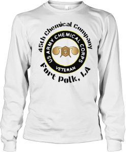 45th Chemical Company Fort Polk LA US Army Chemical Corps Veteran T shirt 1