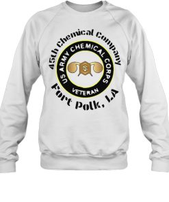 45th Chemical Company Fort Polk LA US Army Chemical Corps Veteran T shirt 2