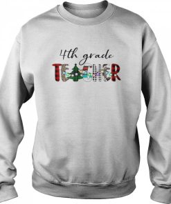 4th Grade Teacher Christmas Sweater Shirt 1 4th Grade Teacher Christmas Sweater Shirt 2