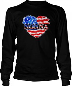 4th Of July Nonna Heart Independence Shirt 1