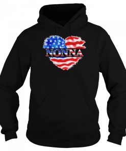 4th Of July Nonna Heart Independence Shirt 3