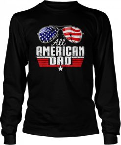 4th of July Family Matching All American Dad American Flag T Shirt 1
