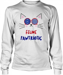 4th of july cat independence day patriot usa for cat lover shirt 1