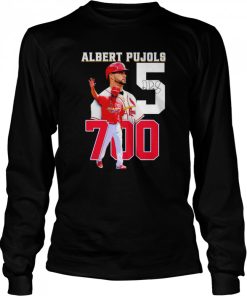 5 Albert Pujols 700 signature shirt 1
