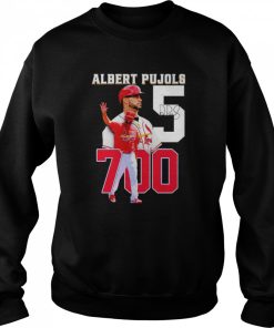 5 Albert Pujols 700 signature shirt 2