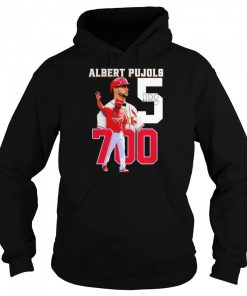 5 Albert Pujols 700 signature shirt 3
