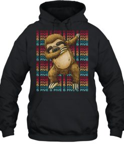 5 Years Old Sloth Dabbing 5th Birthday Sloth Party shirt 2 5 Years Old Sloth Dabbing 5th Birthday Sloth Party shirt 3